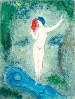 Marc Chagall, Le Baiser De Chlo, Daphnis Et Chlo, Hliogravure