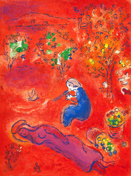 Marc Chagall, A Midi, L'T, Daphnis Et Chlo, Hliogravure