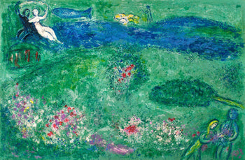 Marc Chagall, Le Verger, Daphnis Et Chlo, Hliogravure