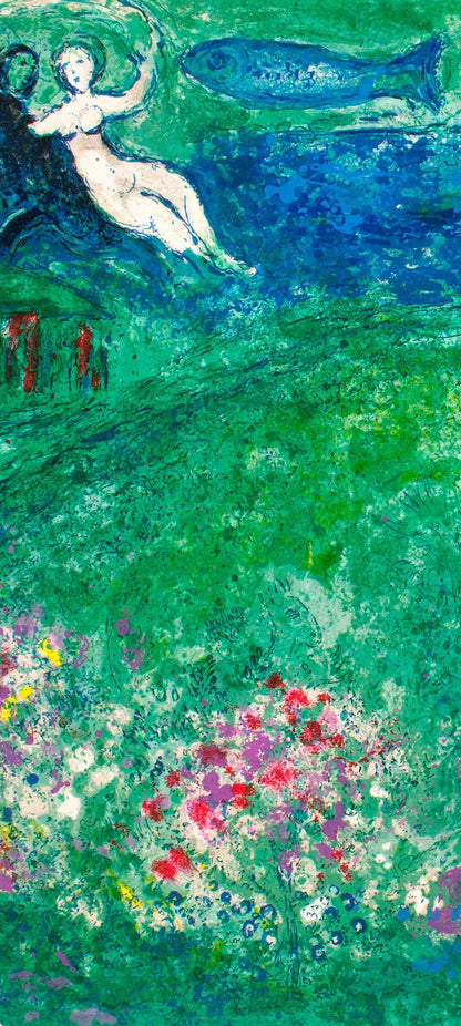 Marc Chagall, Le Verger, Daphnis Et Chlo, Hliogravure
