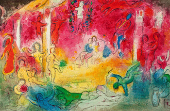 Marc Chagall, Temple Et Histoire De Bacchus, Daphnis Et Chlo, Hliogravure
