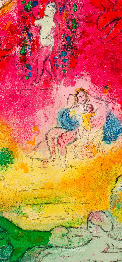 Marc Chagall, Temple Et Histoire De Bacchus, Daphnis Et Chlo, Hliogravure