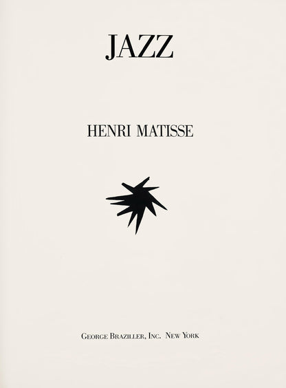 Henri Matisse, Le Cow-Boy, Jazz, Special Edition For The Museum Of Modern Art, Hliogravure