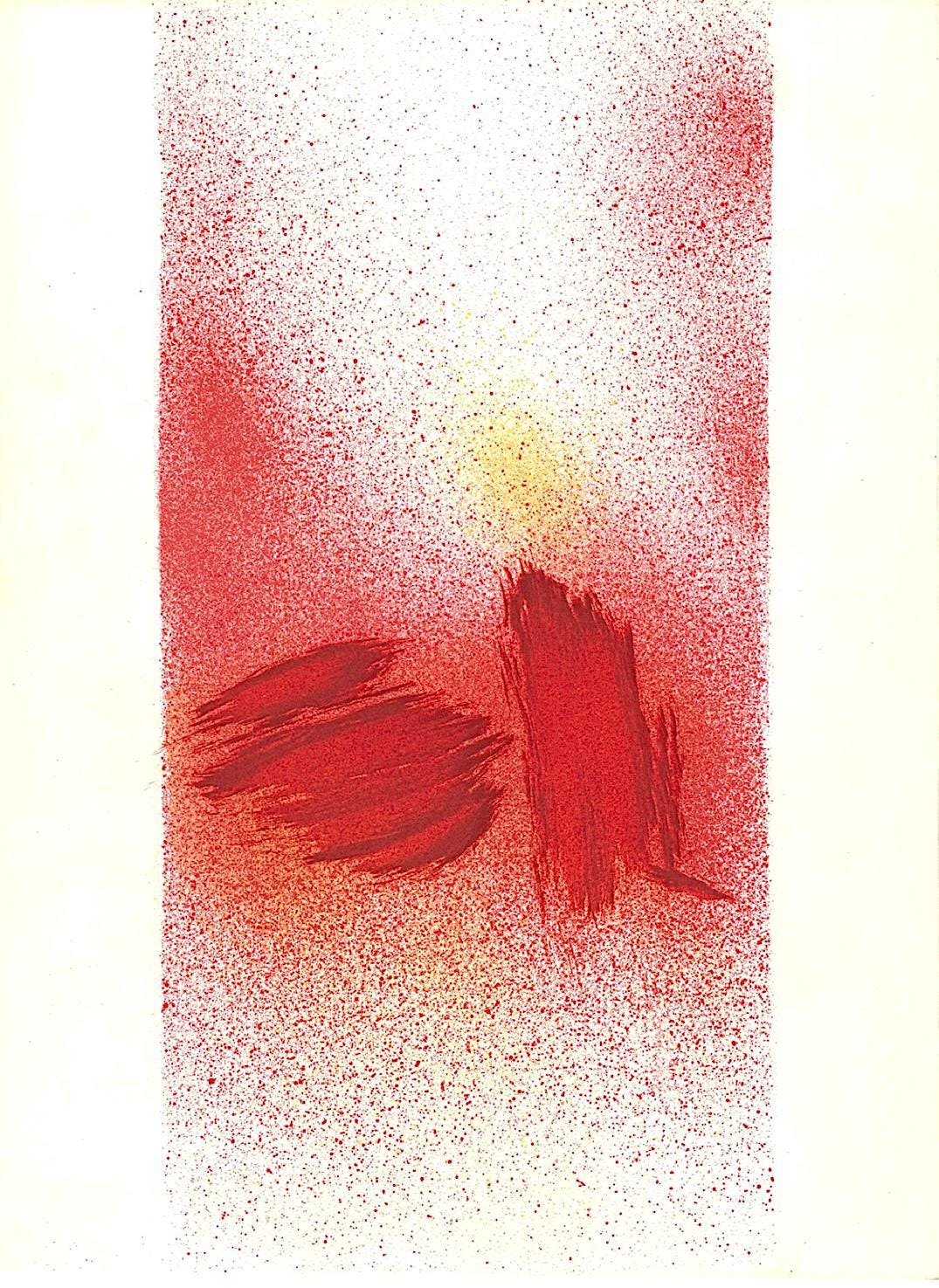 Jean Bazaine, Composition, Derrire Le Miroir, Lithograph