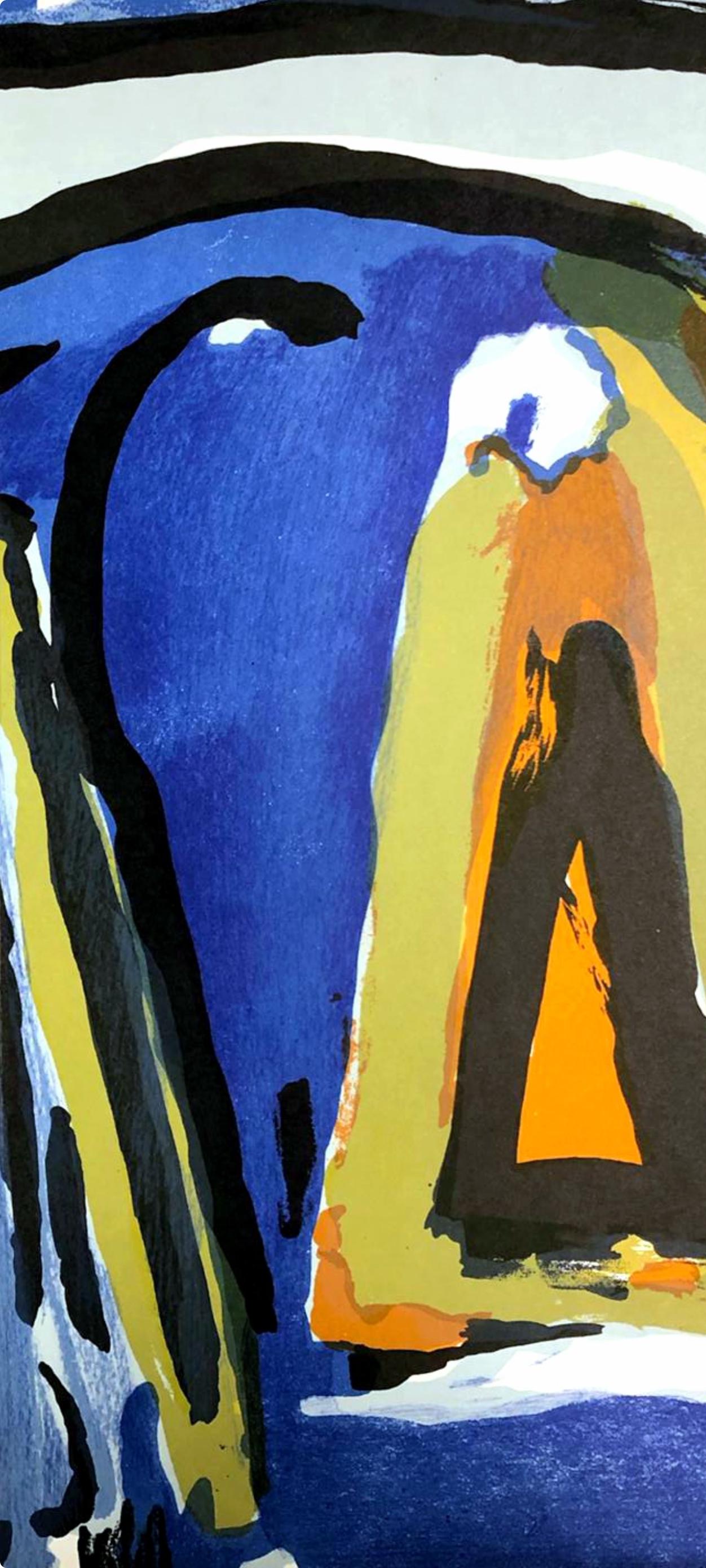 Geer Van Velde, Composition, Derrire Le Miroir, Lithograph