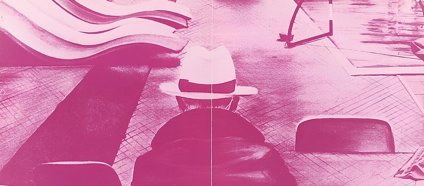 Jacques Monory, Composition, Derrire Le Miroir, Lithograph