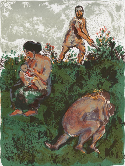 Walter Spitzer, Composition, L'Odysse, Lithograph