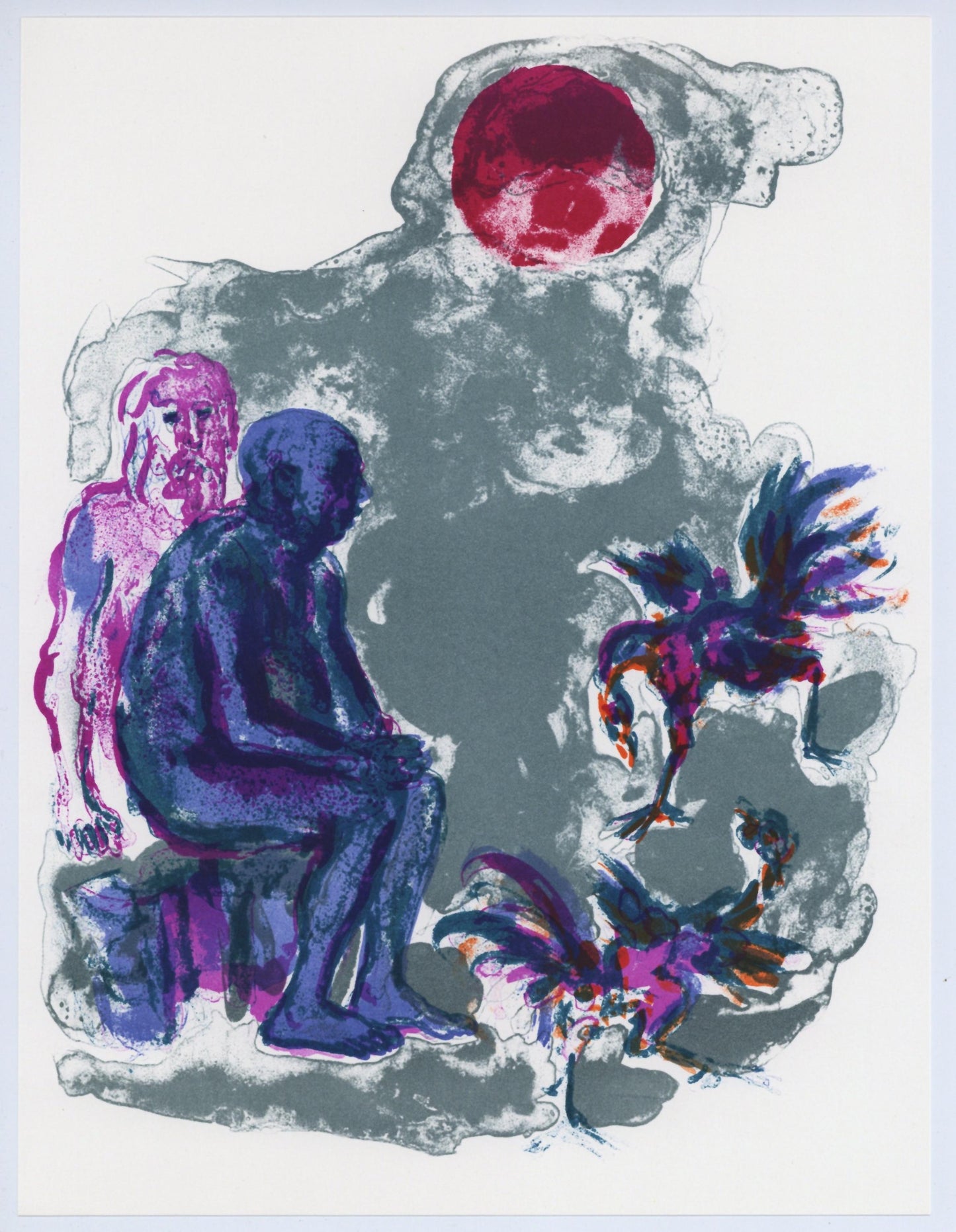 Walter Spitzer, Composition, L'Odysse, Lithograph