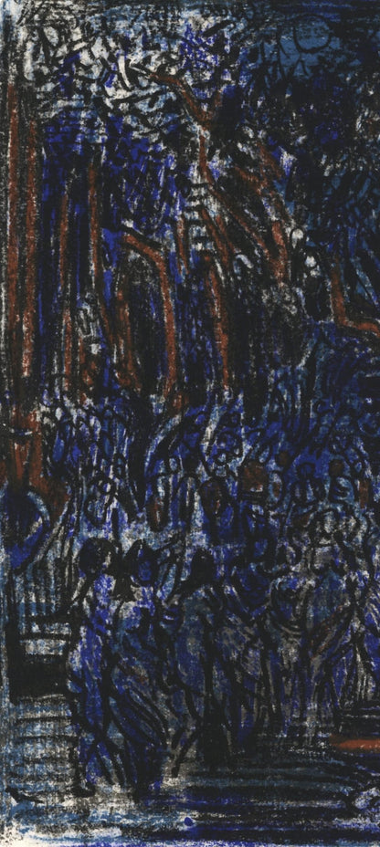 Andr Cottavoz, Composition, L'Odysse, Lithograph