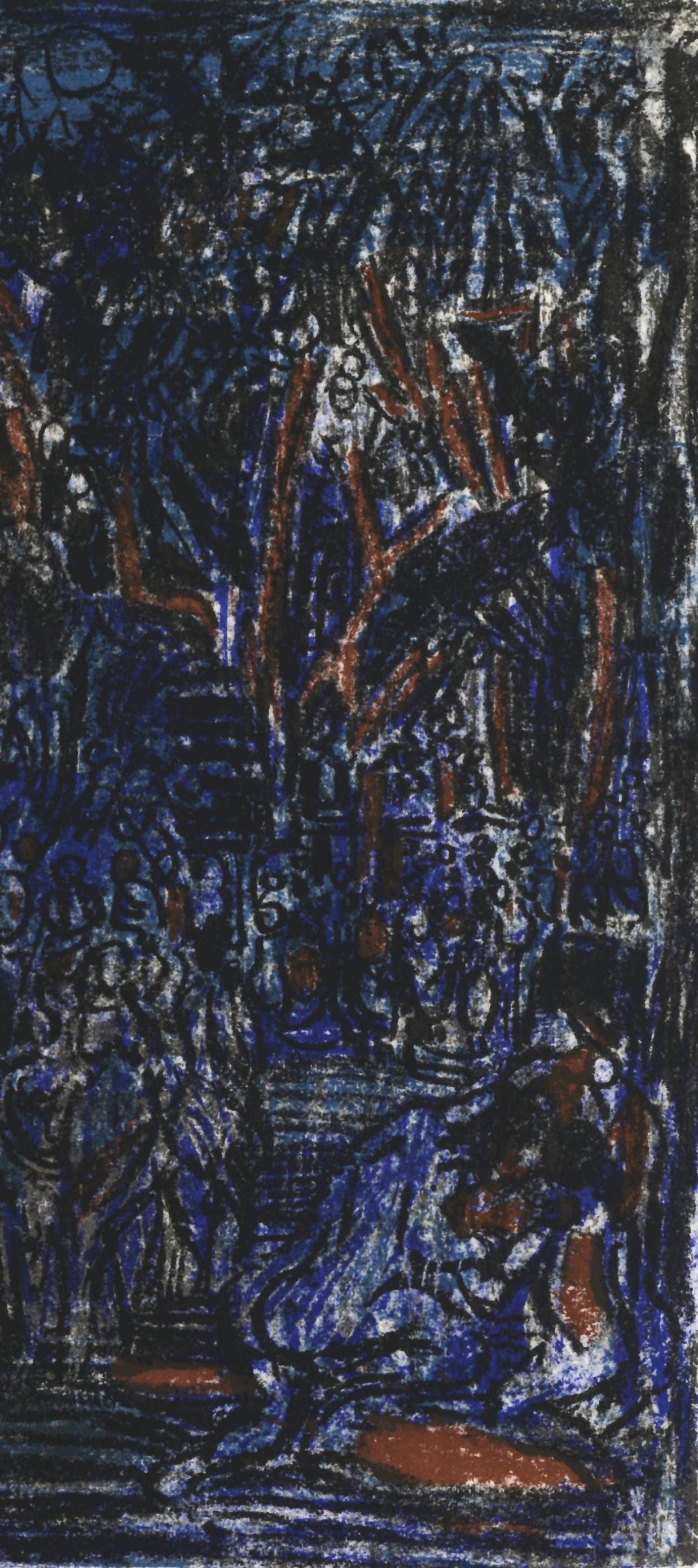 Andr Cottavoz, Composition, L'Odysse, Lithograph