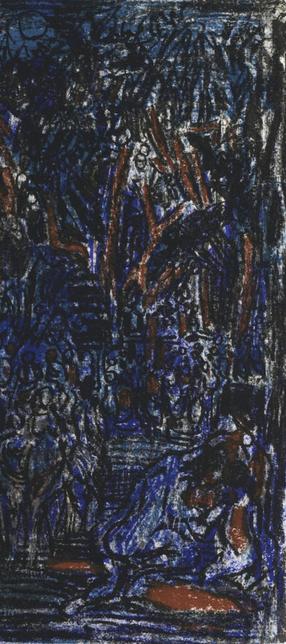 Andr Cottavoz, Composition, L'Odysse, Lithograph