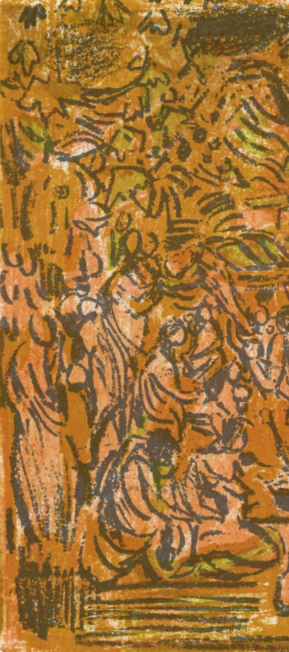 Andr Cottavoz, Composition, L'Odysse, Lithograph