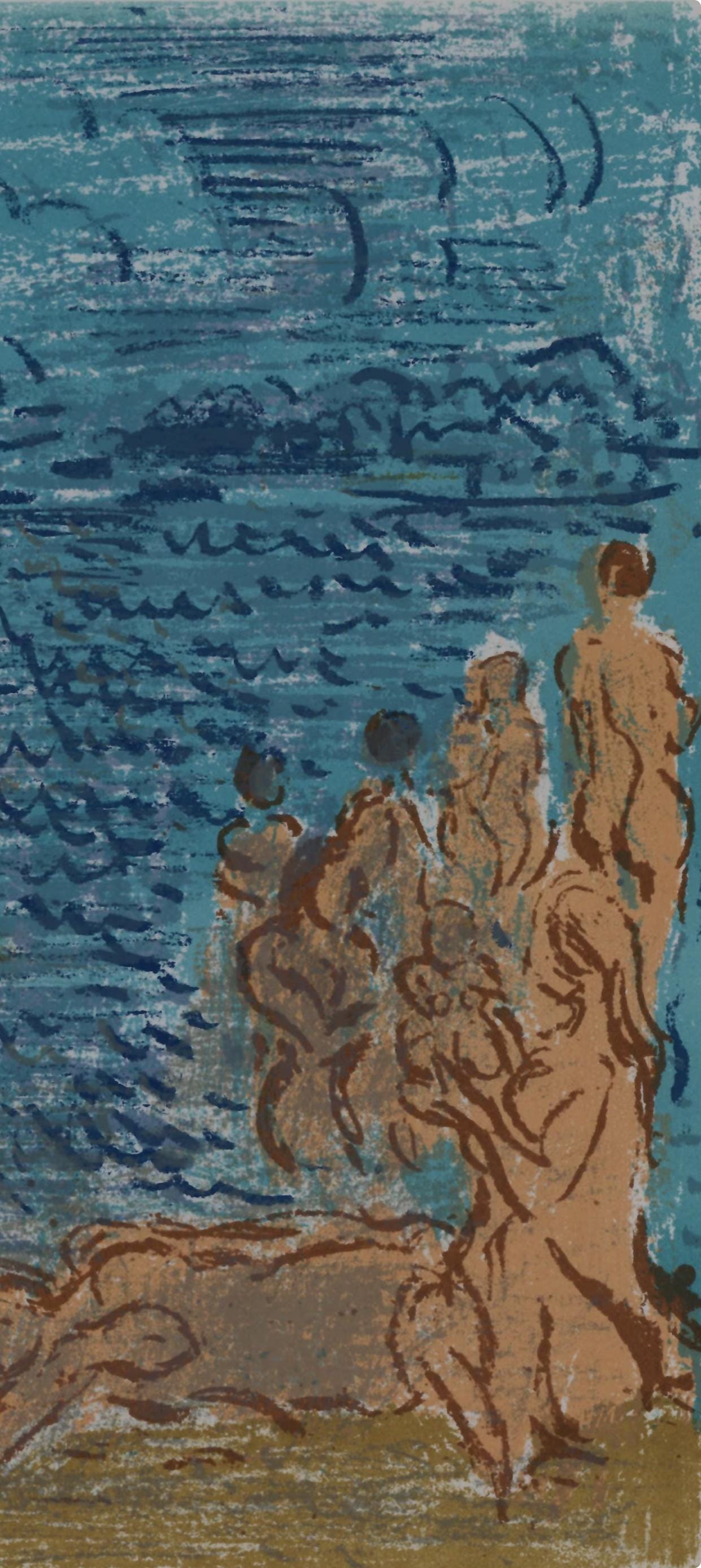 Andr Cottavoz, Composition, L'Odysse, Lithograph