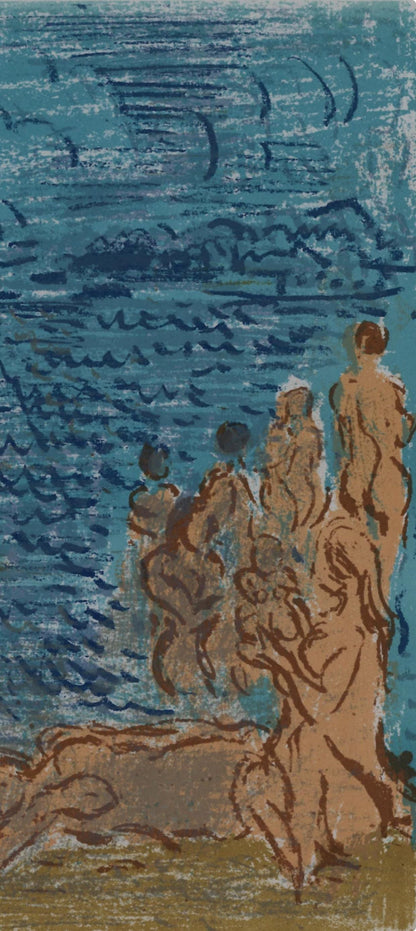 Andr Cottavoz, Composition, L'Odysse, Lithograph