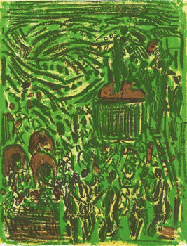 Andr Cottavoz, Composition, L'Odysse, Lithograph