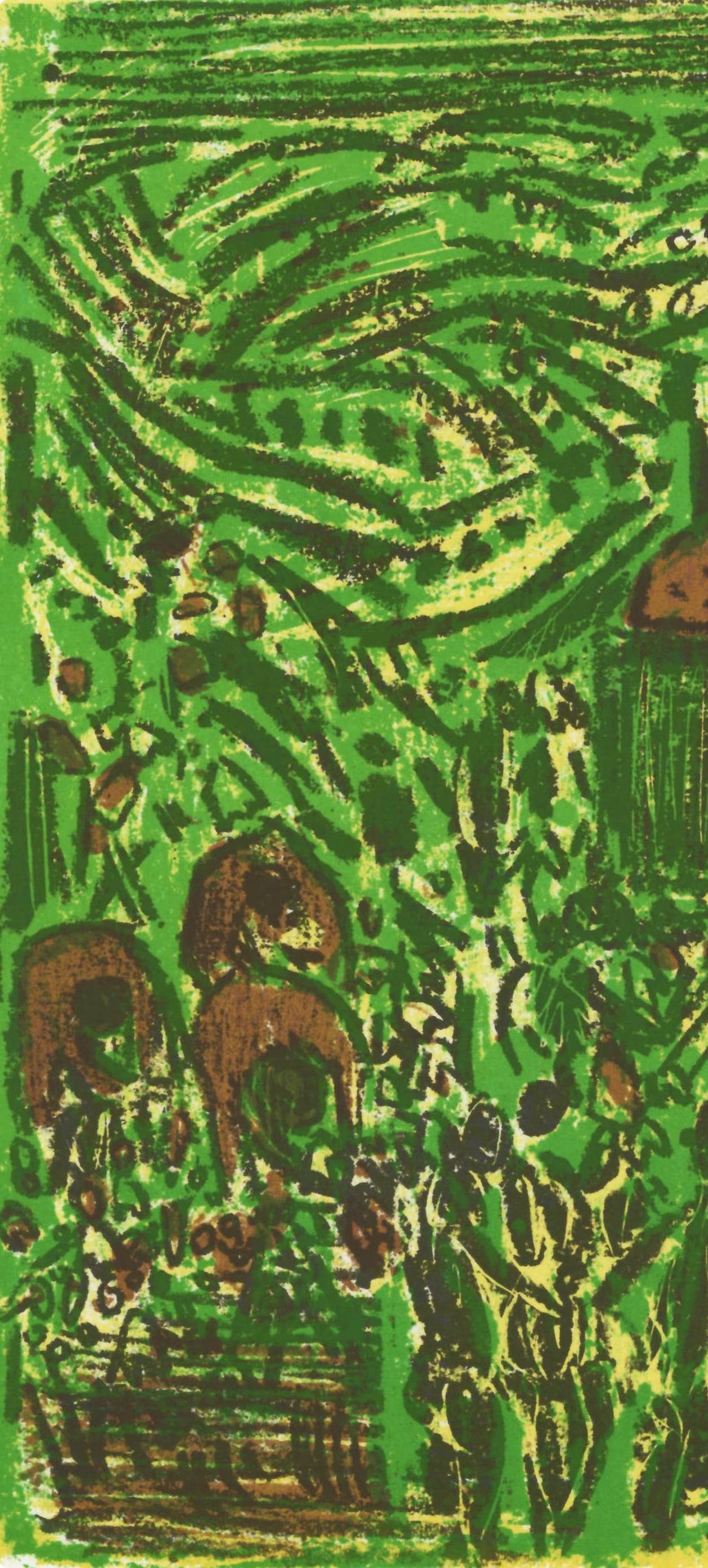 Andr Cottavoz, Composition, L'Odysse, Lithograph