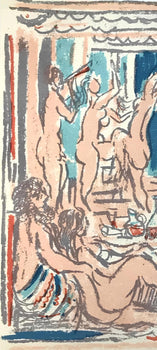 Andr Cottavoz, Composition, L'Odysse, Lithograph