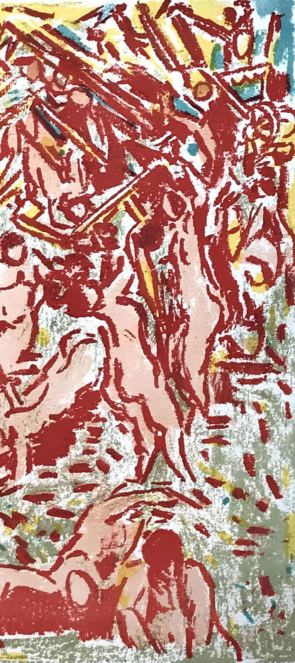 Andr Cottavoz, Composition, L'Odysse, Lithograph