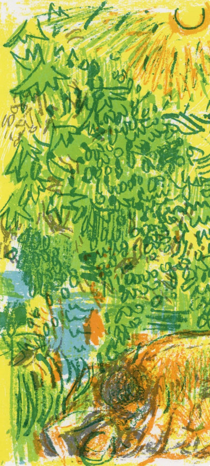 Andr Cottavoz, Composition, L'Odysse, Lithograph