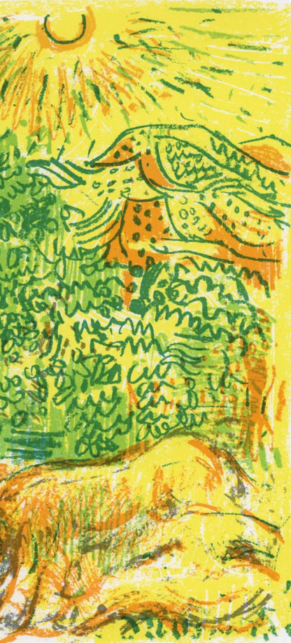 Andr Cottavoz, Composition, L'Odysse, Lithograph