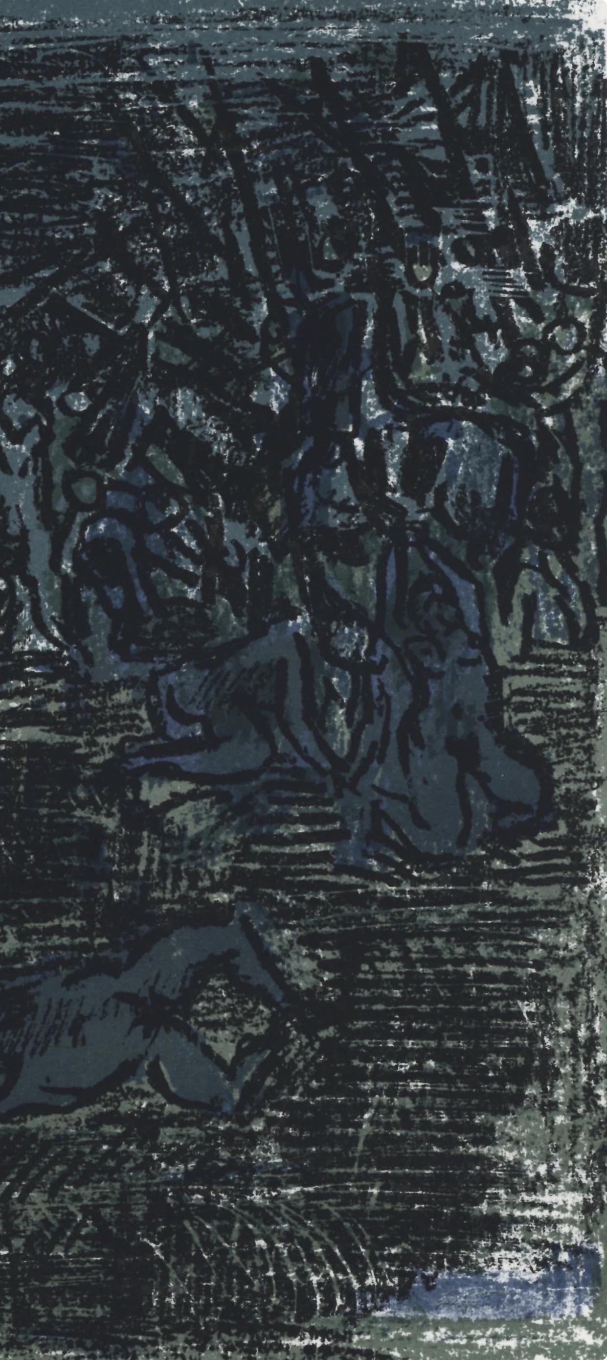 Andr Cottavoz, Composition, L'Odysse, Lithograph