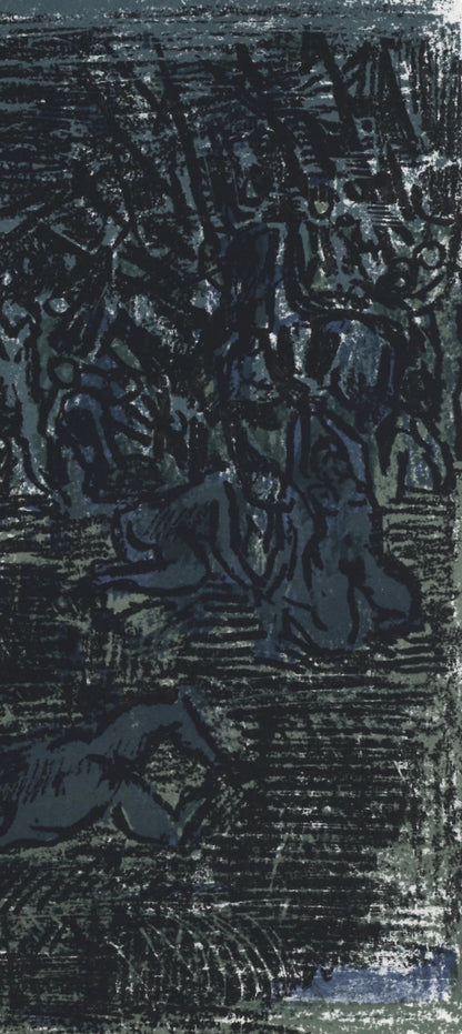 Andr Cottavoz, Composition, L'Odysse, Lithograph