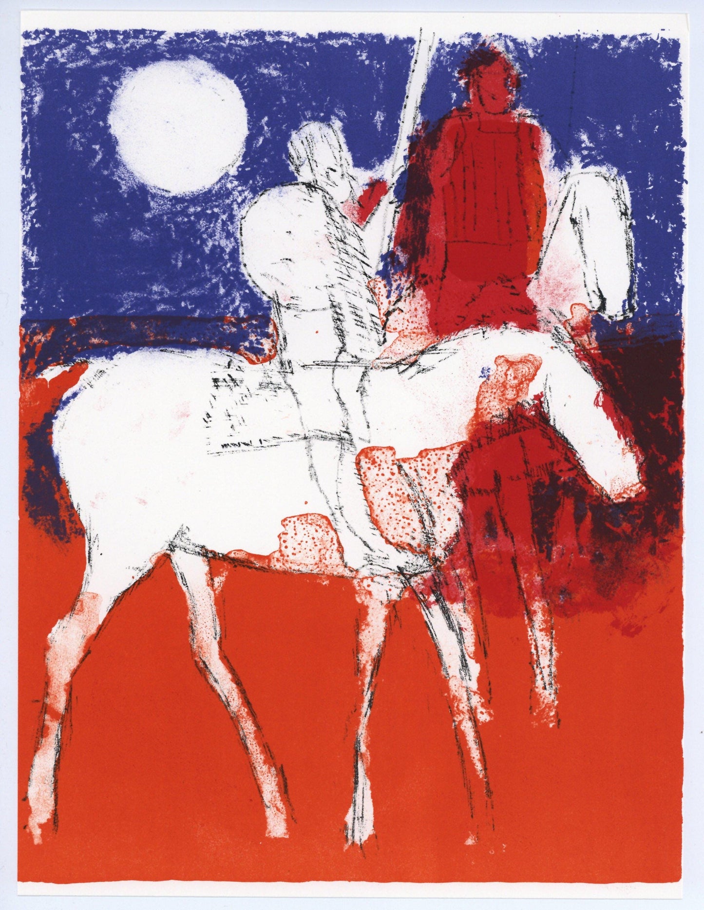 Paul Guiramand, Composition, L'Odysse, Lithograph