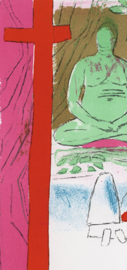 Paul Guiramand, Composition, L'Odysse, Lithograph