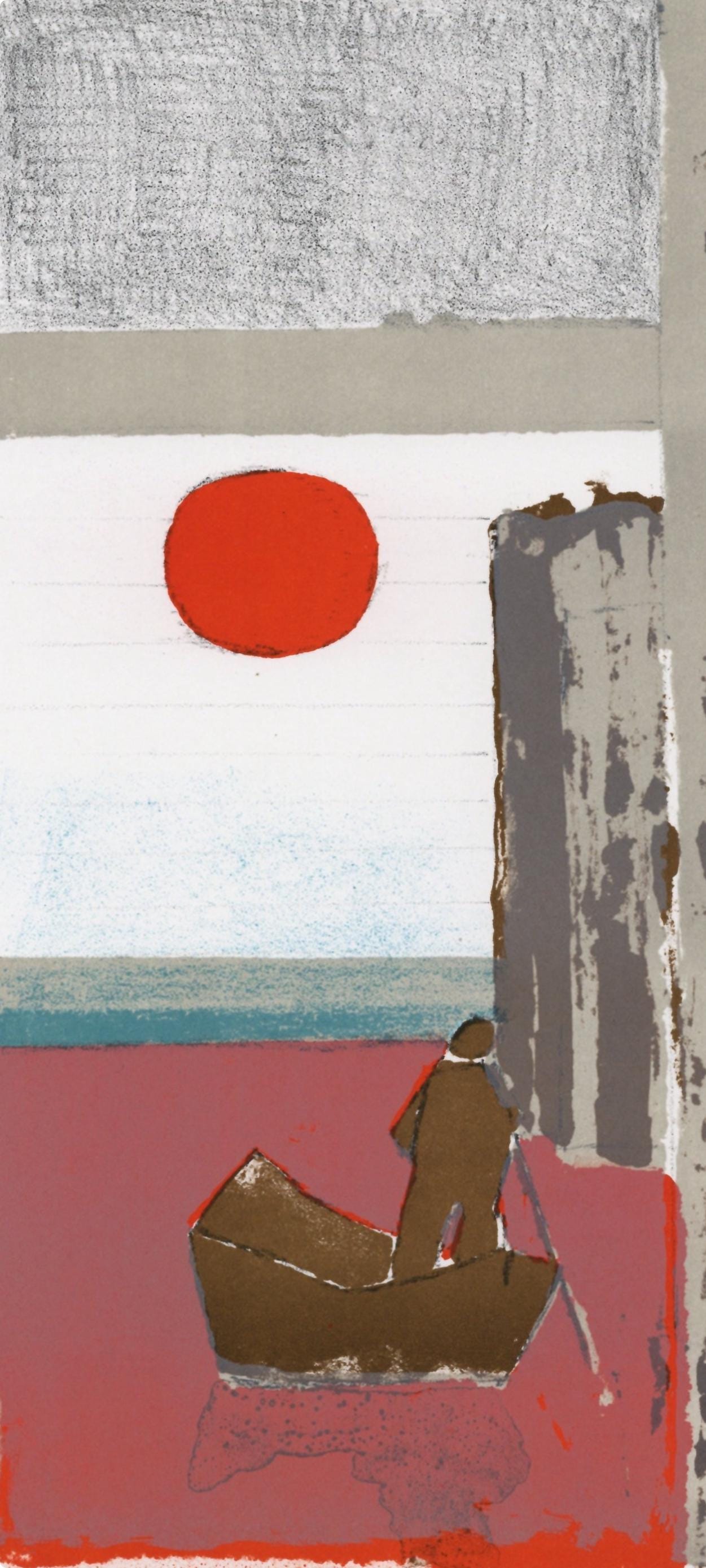 Paul Guiramand, Composition, L'Odysse, Lithograph