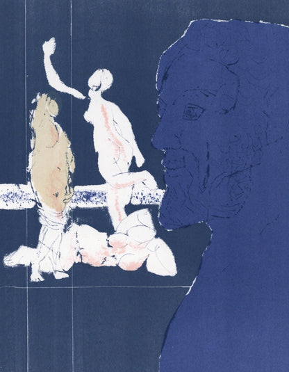 Paul Guiramand, Composition, L'Odysse, Lithograph