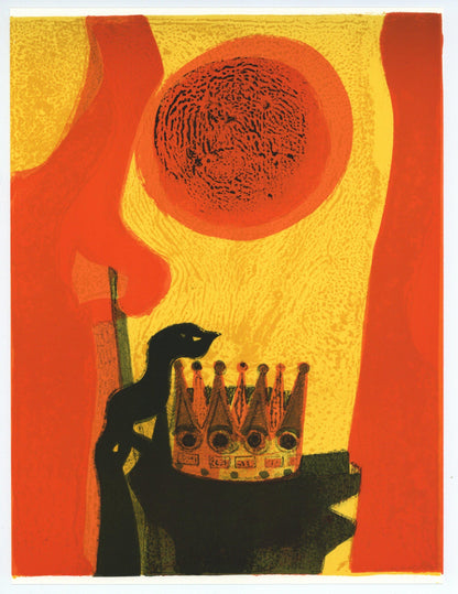 Andr Minaux, Composition, L'Odysse, Lithograph