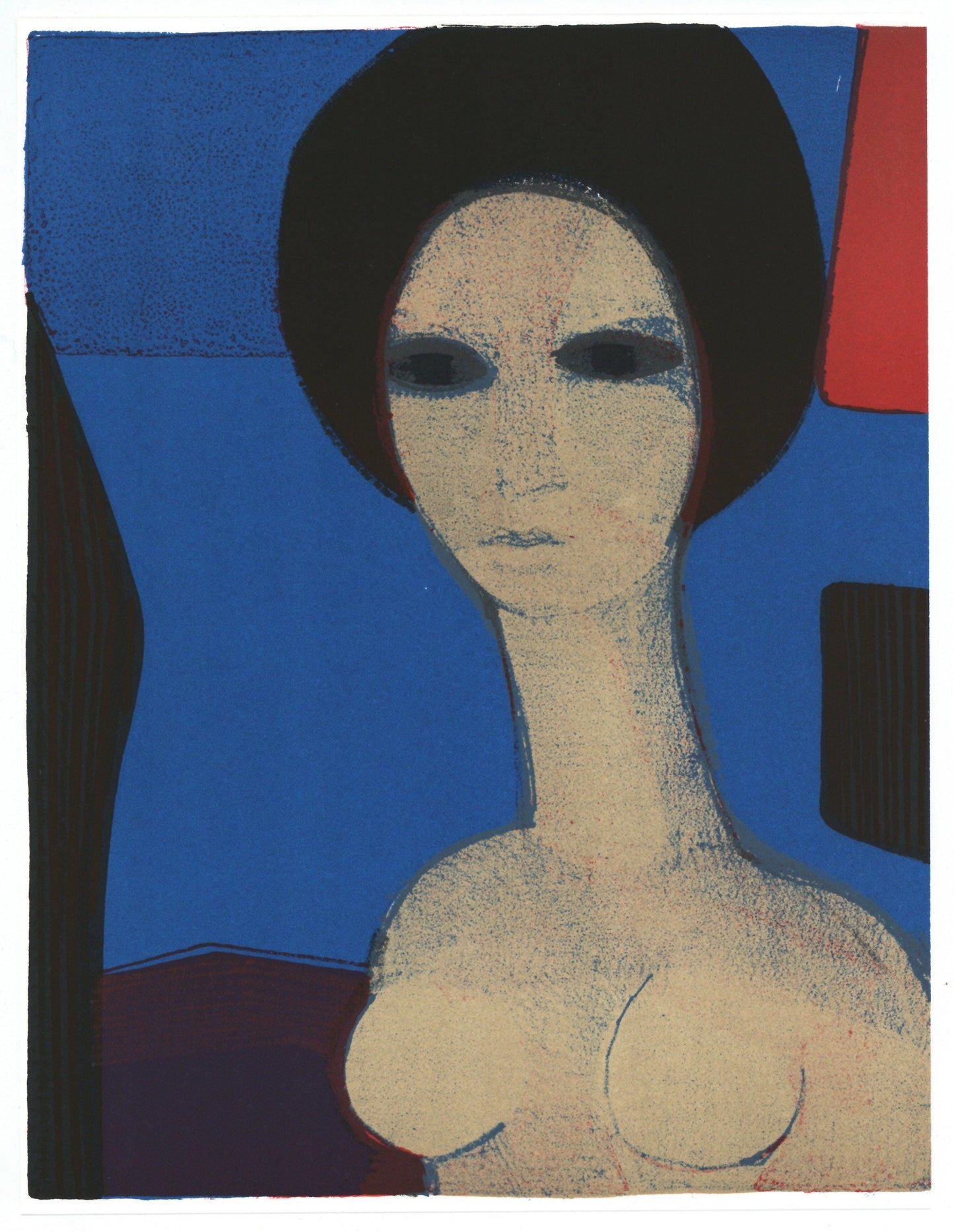 Andr Minaux, Composition, L'Odysse, Lithograph