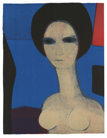 Andr Minaux, Composition, L'Odysse, Lithograph