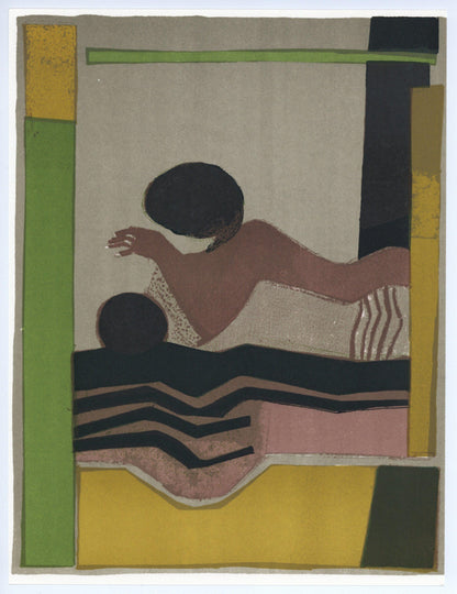 Andr Minaux, Composition, L'Odysse, Lithograph