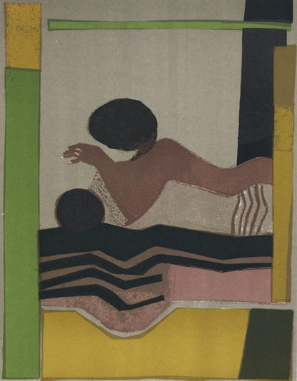 Andr Minaux, Composition, L'Odysse, Lithograph