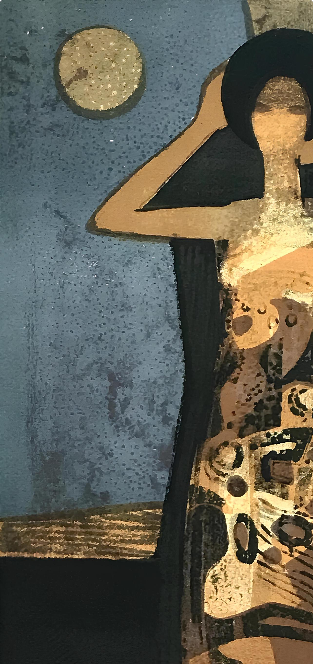 Andr Minaux, Composition, L'Odysse, Lithograph