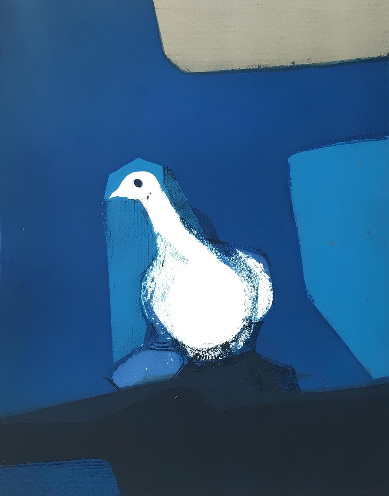 Andr Minaux, Composition, L'Odysse, Lithograph