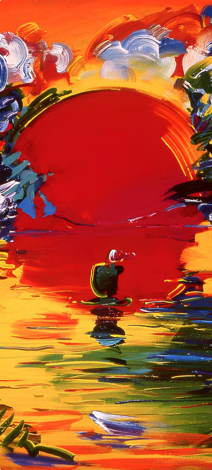 Peter Max, Better World, 2000, Hand Signed, Official Edition Offset Lithograph