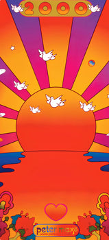 Peter Max, Sunrise, 1999, Hand Signed, Official Edition Offset Lithograph