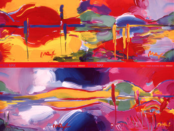 Peter Max, Four Seasons Series, 2000, Hand Signed, Official Edition Offset Lithograph