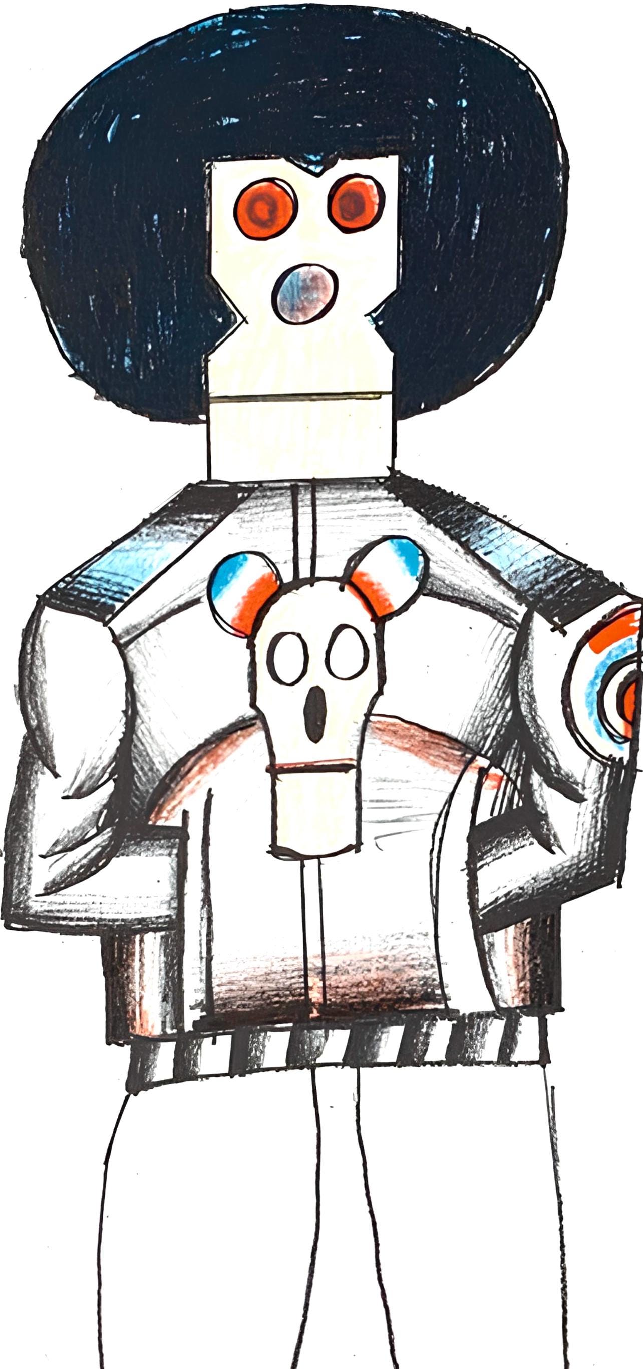 Saul Steinberg, Composition, Derrire Le Miroir, Lithograph