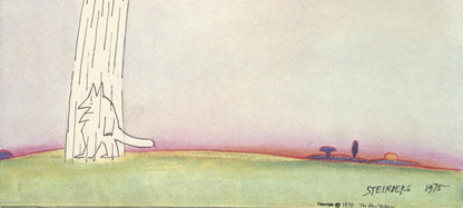 Saul Steinberg, Composition, Derrire Le Miroir, Lithograph