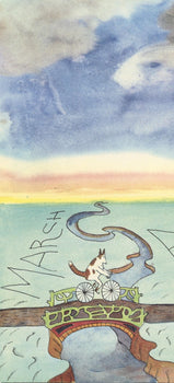 Saul Steinberg, Composition, Derrire Le Miroir, Lithograph