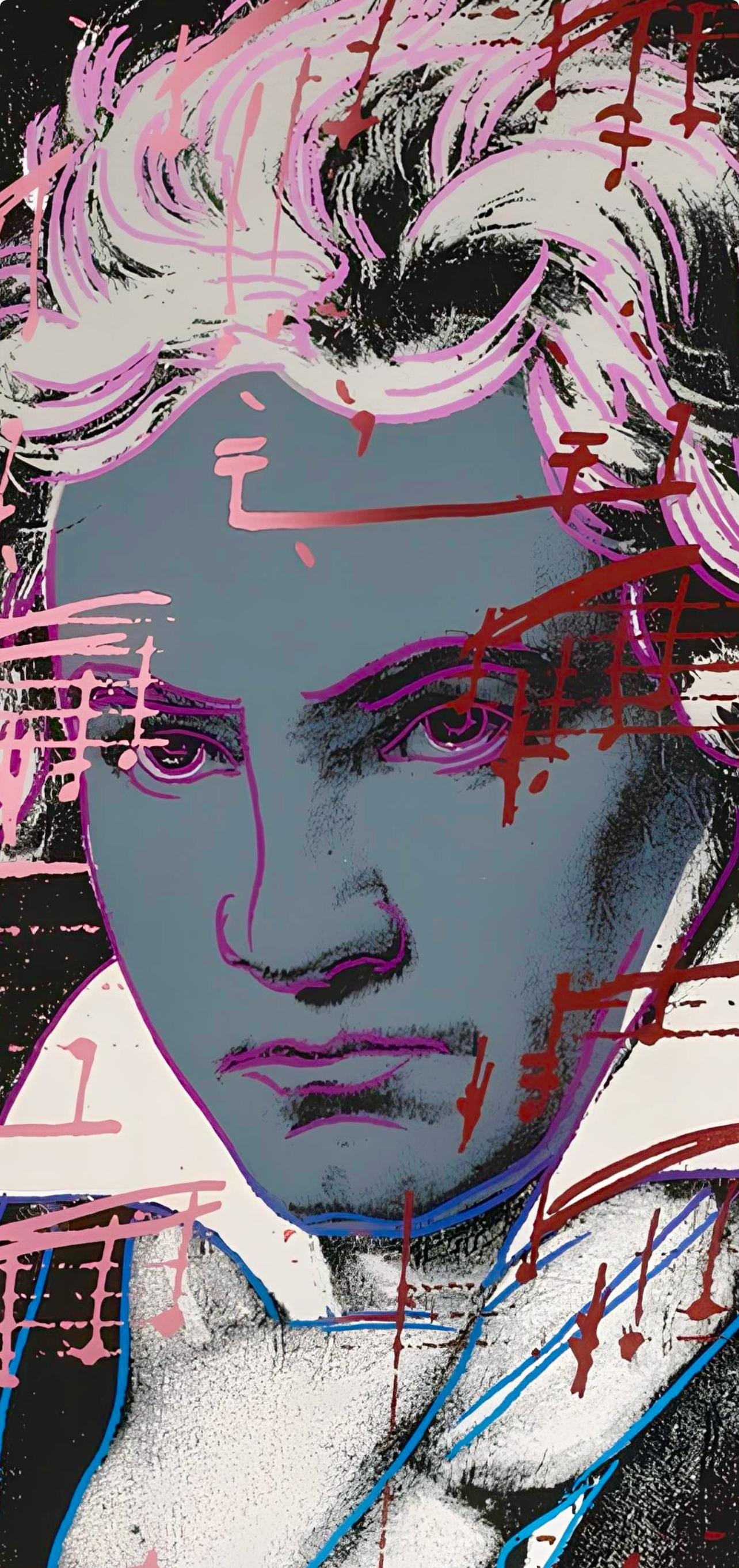 Andy Warhol, Beethoven, N391, Official, Sunday B. Morning, Silkscreen