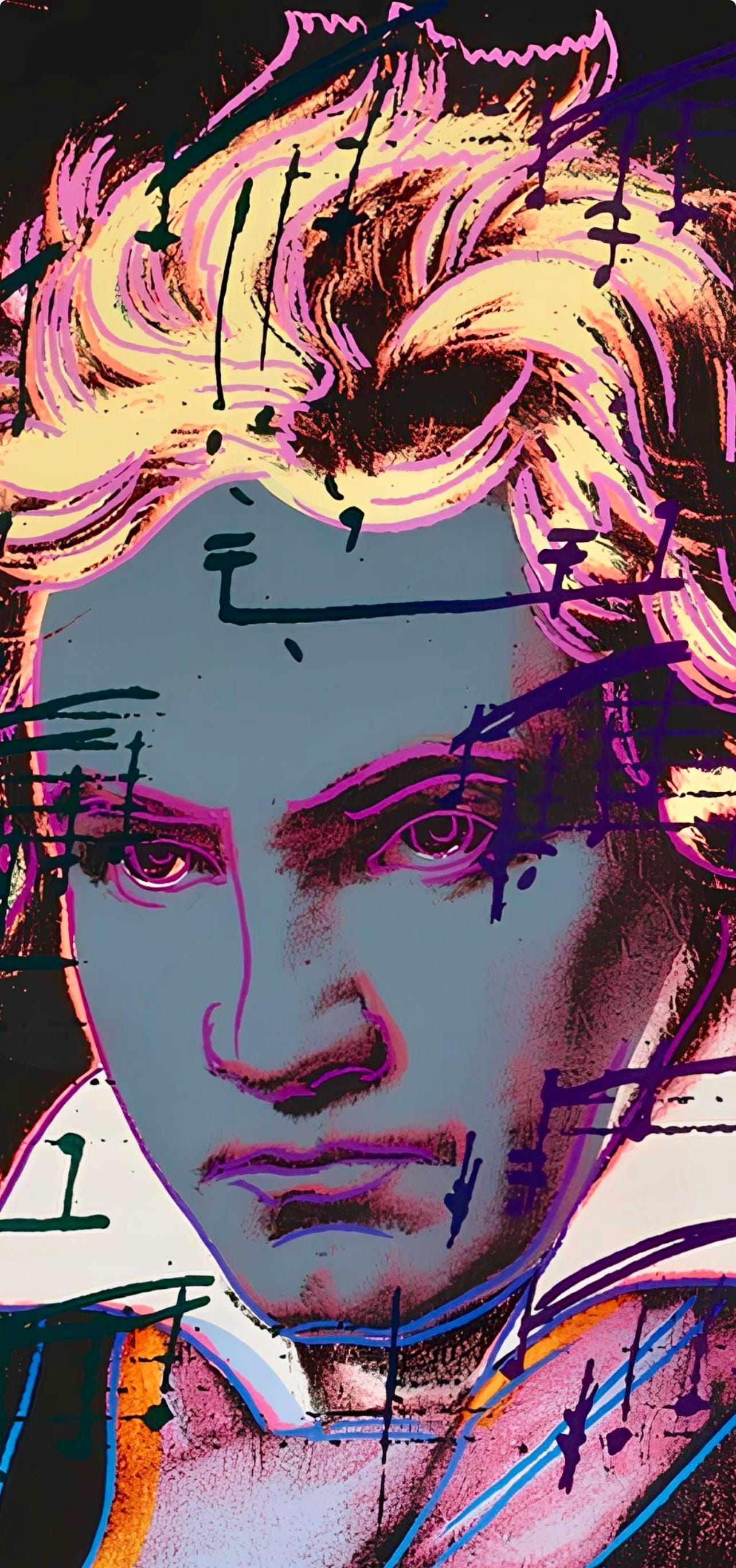 Andy Warhol, Beethoven, N393, Official, Sunday B. Morning, Silkscreen