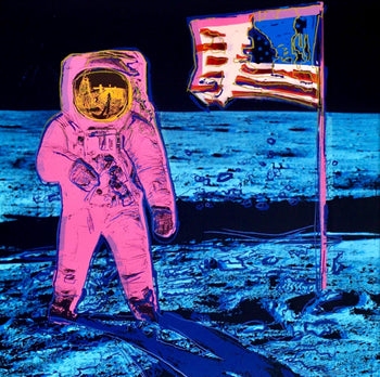 Andy Warhol, Moonwalk, Pink, Suite Of Two, Official, Sunday B. Morning, Silkscreens