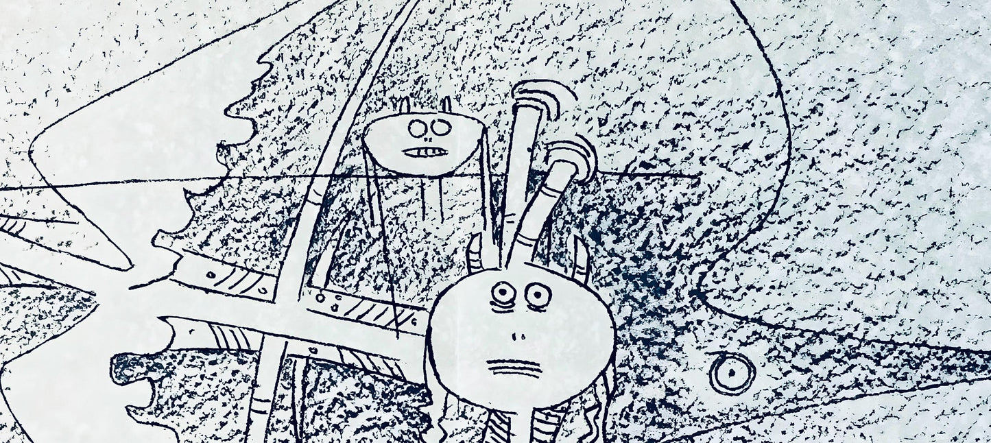 Wifredo Lam ???, Composition, Suites N3, Lithograph