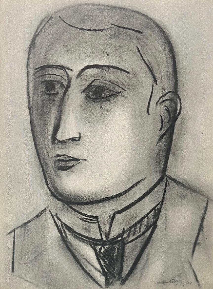 Henri Matisse, Composition, Dessins De Matisse, Hommage N2, Lithograph
