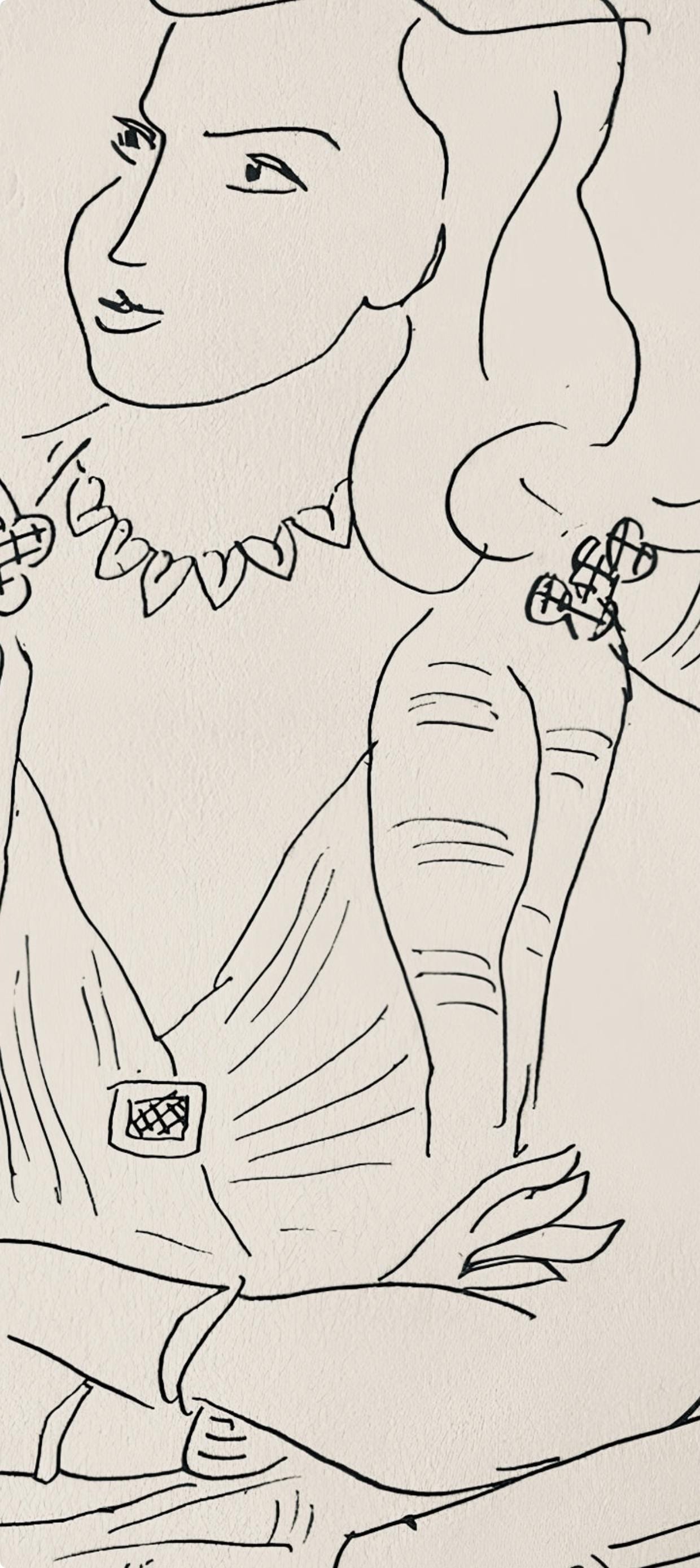 Henri Matisse, Composition, Dessins De Matisse, Hommage N2, Lithograph