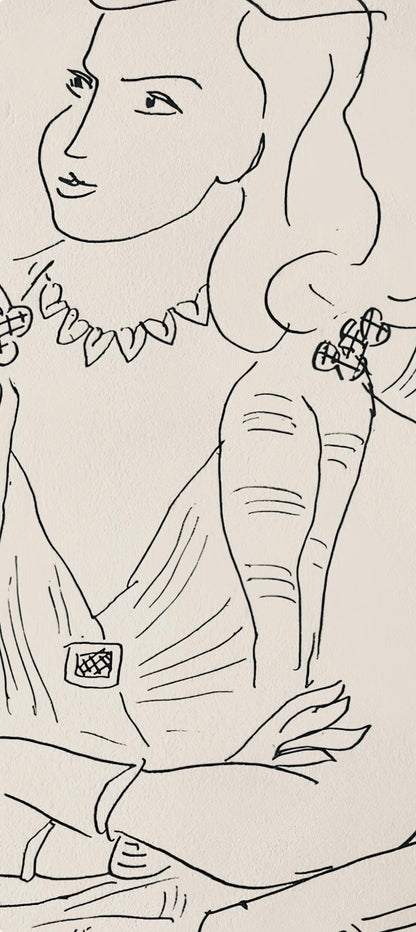 Henri Matisse, Composition, Dessins De Matisse, Hommage N2, Lithograph